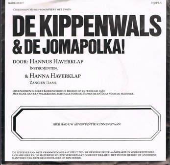 Hanna &amp; Hannus Haverklap - Kippenwals / Jomapolka