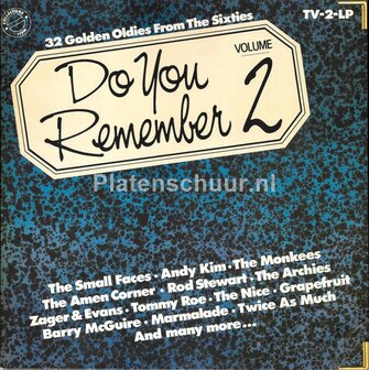 Do You Remember Volume 2&nbsp; &nbsp; &nbsp; (TV-2LP)