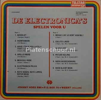 De Electronica&#039;s - Spelen Voor U  (LP)