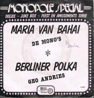 De Mono&#039;s - Maria van Bahia / Geo Andries - Berliner Polka