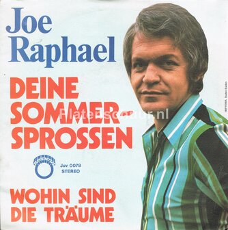 Joe Raphael - Deine Sommersprossen / Wohin sind die tr&auml;ume