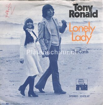Tony Ronald - Lonely Lady / The Cards