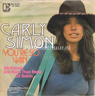 Carly Simon - You&#039;re So Vain / His friends are more than fond of Robin