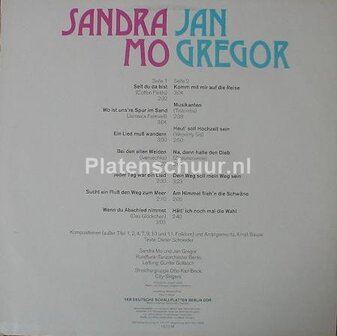 Sandra Mo &amp; Jan Gregor - Sandra Mo - Jan Gregor  (LP)