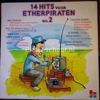 14 Hits Voor Etherpiraten No 2 &nbsp;(LP)