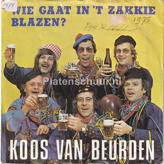 Koos van Beurden - Wie gaat in &#039;t zakkie blazen / Waar is de baard van Vader Abraham