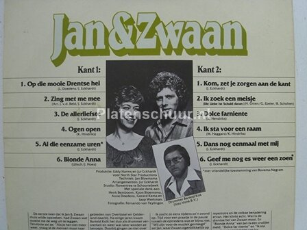 Jan &amp; Zwaan &lrm;&ndash; Jan &amp; Zwaan (o.a. Dolce Farniente / Blonde Anna e.v.a.)   (LP)