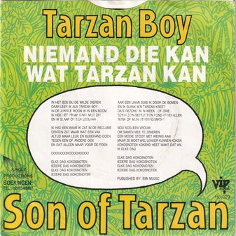 Son of Tarzan - Tarzan Boy / Niemand Die Kan Wat Tarzan Kan