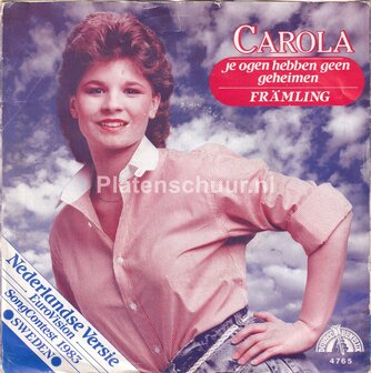 Carola - Je ogen hebben geen geheimen / Fr&auml;mling