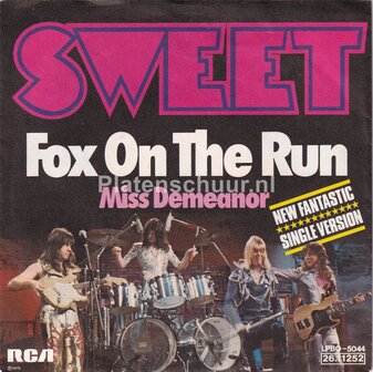 Sweet - Fox on the run / Miss Demeanor