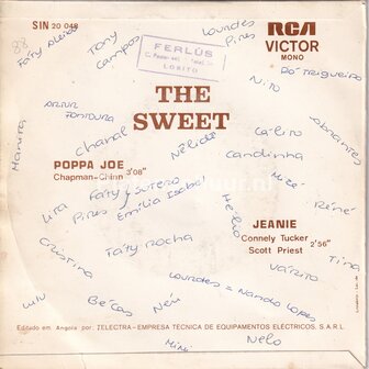 The Sweet - Poppa Joe / Jeanie
