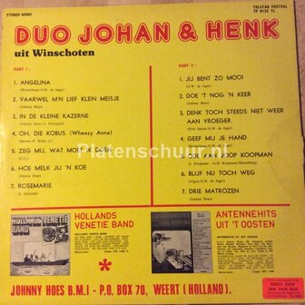 Johan &amp; Henk - Duo Johan &amp; Henk Uit Winschoten  (LP)