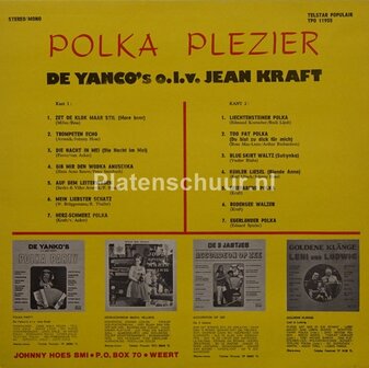 De Yanco&#039;s o.l.v. Jean Kraft &ndash; Polka Plezier  (LP)