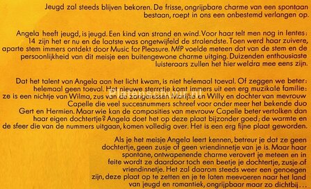 Angela - Angela (o.a. Prins van mijn dromen)  (LP)