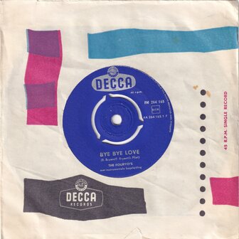 The Fouryo&#039;s - Bye Bye Love / Want, ik heb jou