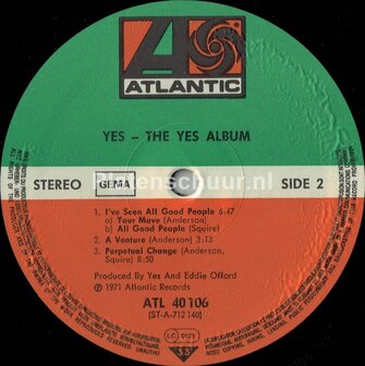 Yes - The Yes Album  (LP)