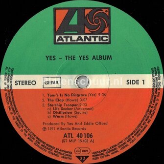 Yes - The Yes Album  (LP)