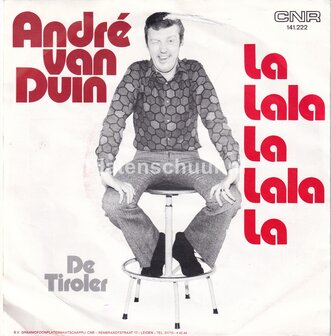 Andr&eacute; van Duin - La Lala La Lala La / De Tiroler
