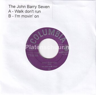 The John Barry Seven - Walk don&#039;t run / I&#039;m movin&#039; on