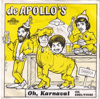 De Apollo&#039;s - Oh, Karnaval / Oh, Edelweiss