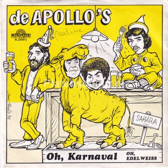 De Apollo&#039;s - Oh, Karnaval / Oh, Edelweiss