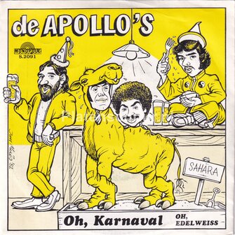 De Apollo&#039;s - Oh, Karnaval / Oh, Edelweiss