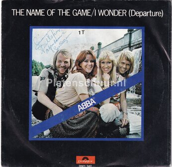 Abba - The Name Of The Game / I Wonder (Departure)