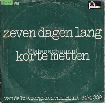 Bots - Zeven dagen lang / Korte metten
