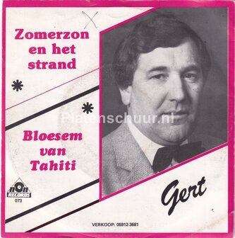 Gert - Zomerzon en het strand / Bloesem van Tahiti