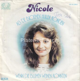 Nicole - Als de bloemen huilen konden / Wenn die blumen weinen k&ouml;nnten