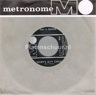 Nina &amp; Frederik - Mary's Boy Child / Oh Sinner Man    (fabrieks hoesje)
