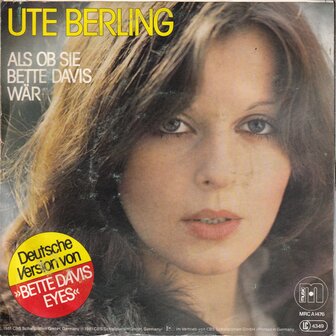 Ute Berling - Als ob sie Bette Davis W&auml;r / Der himmel macht zu