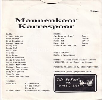 Mannenkoor Karrespoor - Mooi Man / Wil-Hein-Mus