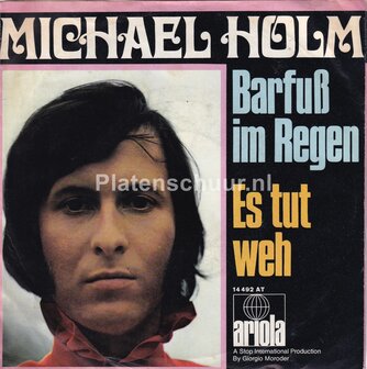 Michael Holm - Barfu&szlig; im regen / Es tut weh