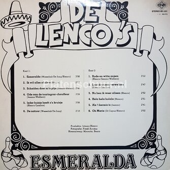 De Lenco's &lrm;&ndash; Esmeralda  (LP)