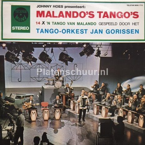 Tango Orkest Jan Gorissen ‎– Malando's Tango's  (LP)