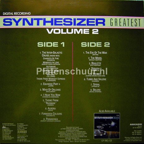 Ed Starink ‎– Synthesizer Greatest Volume 2