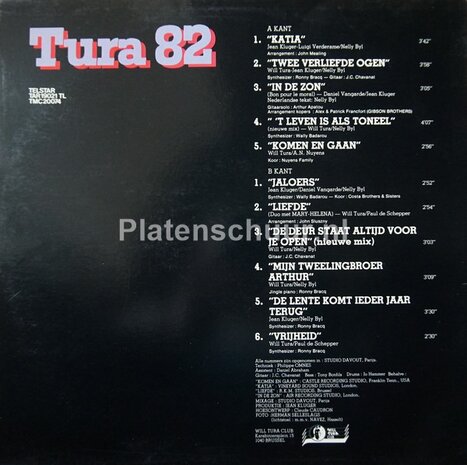 Will Tura - Tura 82  (LP)