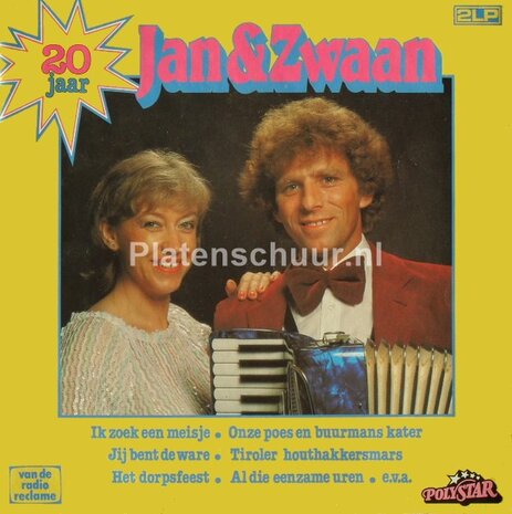 Jan & Zwaan ‎– 20 Jaar   (LP)