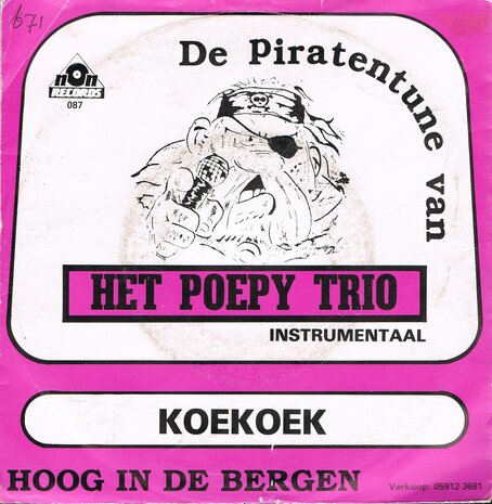 Het Poepy Trio - Koekoek / Hoog In De Bergen     (Instrumentaal)