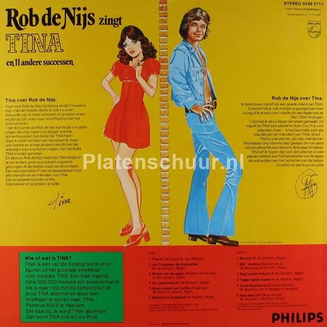 Rob de Nijs - Tina En 11 Andere Successen  (LP)