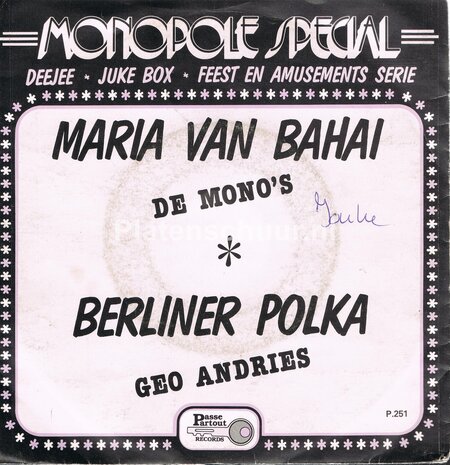 De Mono's - Maria van Bahia / Geo Andries - Berliner Polka