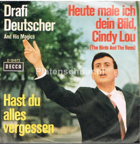 Drafi Deutscher - Hast du alles vergessen / Heute male ich dein bild, Cindy Lou