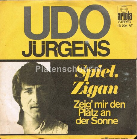 Udo Jürgens - Spiel Zigan / Zeig'mir den platz an der sonne