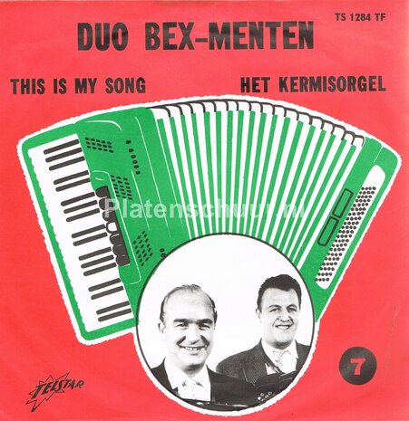 Duo Bex-Menten - This is my song / Het kermisorgel