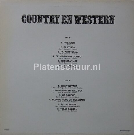 De Migra's - Country En Western (Nederlands Gezongen)  (LP)