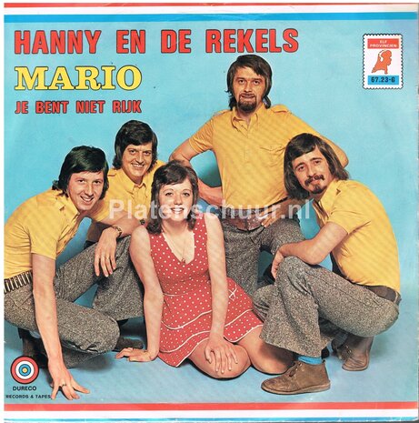 Hanny en de Rekels - Mario / Je bent niet rijk