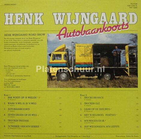 Henk Wijngaard - Autobaankoorts  (LP)
