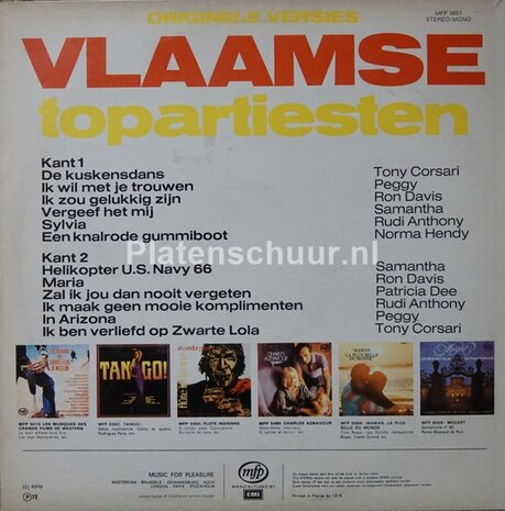 Vlaamse Topartiesten  (LP)