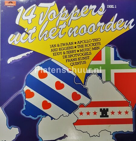 14 Toppers uit het noorden deel 1  (LP)